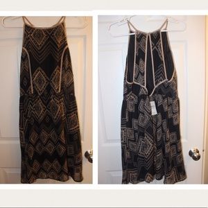 Cute black and tan summer dress